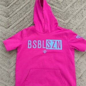 BSBLSZN Kids' Vibrant Pink Hoodie